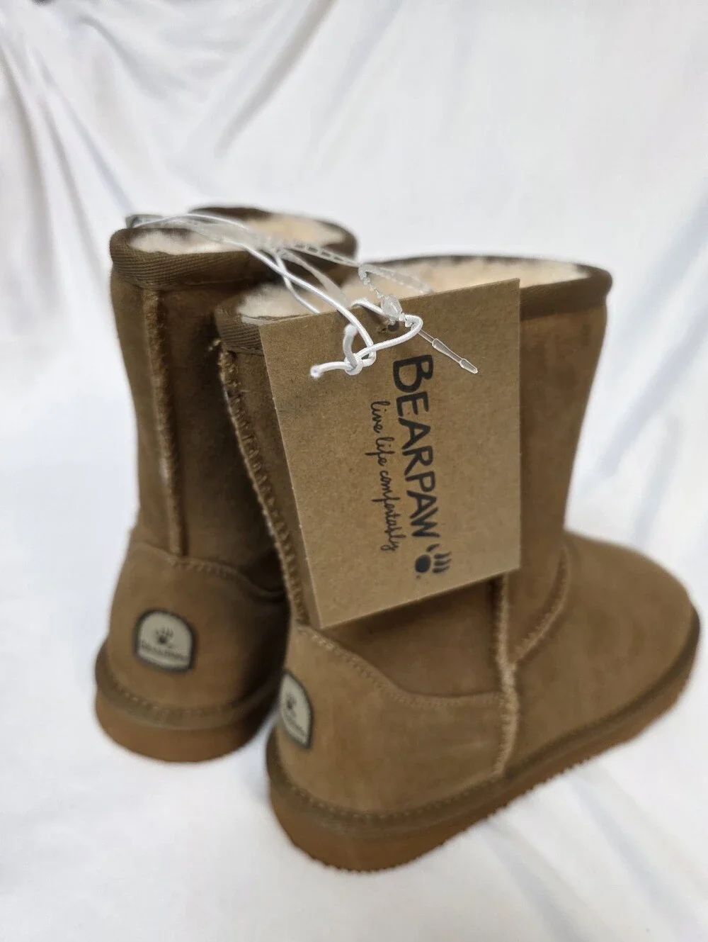 Bearpaw Youth Eliza Chestnut Boots Size 4